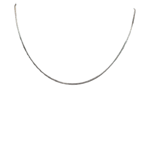 Classic unisex sterling silver chain, lightweight and timeless, designed for everyday wear.